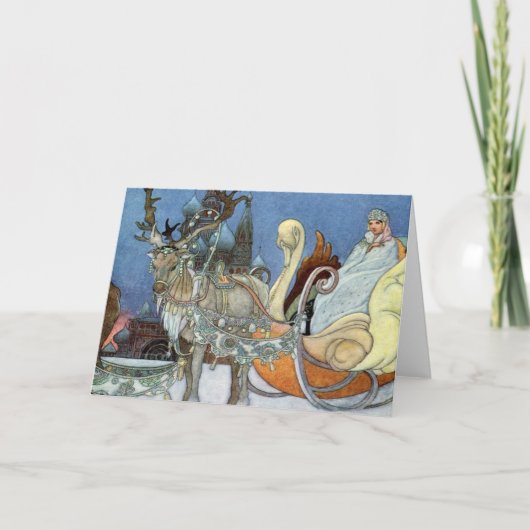 スノーアイスクイーンロシアのプリンセストナカイ カード (正面)