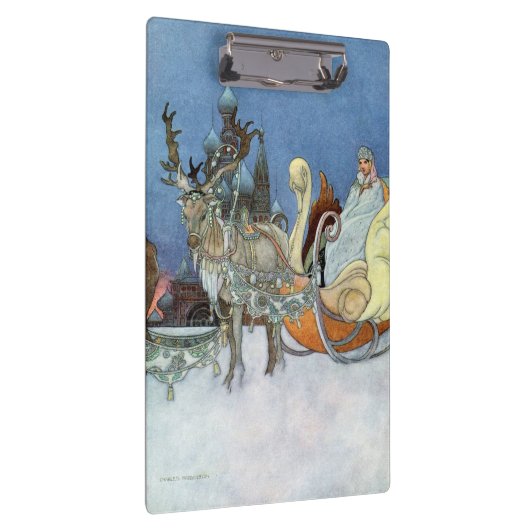 スノーアイスクイーンロシアのプリンセストナカイ クリップボード (右)