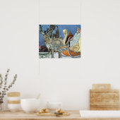 スノーアイスクイーンロシアのプリンセストナカイ ポスター (キッチン)