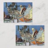 スノーアイスクイーンロシアのプリンセストナカイ 名刺 (正面/裏面)