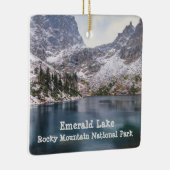 スノーアットエメラルドレイクロッキーマウンテン国立公園 セラミックオーナメント (右)
