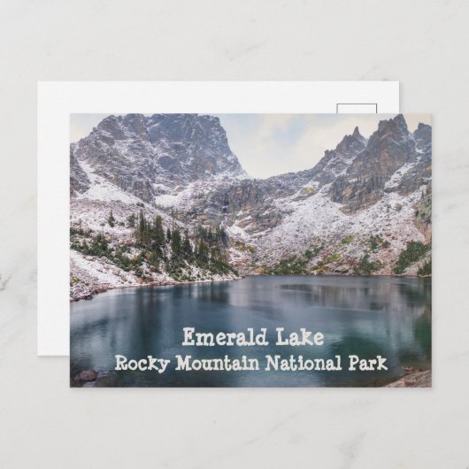 スノーアットエメラルドレイクロッキーマウンテン国立公園 ポストカード (正面/裏面)
