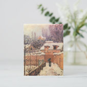 スノーアルフレッド・シスリーのルーベシエンヌの庭園 ポストカード (スタンド正面)