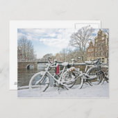 スノーイアムステルダムインザオランダ ポストカード (正面/裏面)