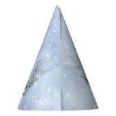 スノーイウィンターブロンドプリンセス パーティーハット (裏面)