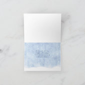 スノーイウィンタープリンセス誕生日サンキューユア サンキューカード (内部)