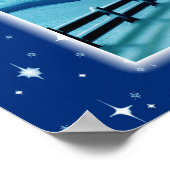 スノーイウィンターホリデイファンタジー ポスター (角)