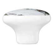 スノーイエラリーレイクカリフォルニア冬の風景 セラミックノブ (側面)