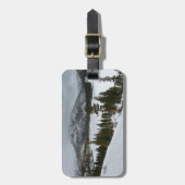スノーイエラリーレイクカリフォルニア冬の風景 ラゲッジタグ (正面縦)