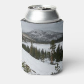スノーイエラリーレイクカリフォルニア冬の風景 缶クーラー (缶裏面)