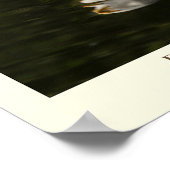 スノーイエーグレトプリント ポスター (角)