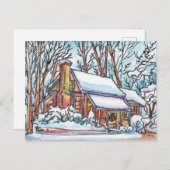 スノーイコテージ ポストカード (正面/裏面)