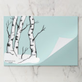 スノーイコロラド《植物》アスペンツリーノート紙パッド ペーパーパッド (折り畳み)