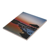 スノーイサンセットアットレイクアローワート波止場 タイル (側面)