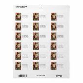 スノーイサンタヴィンテージ住所 シール (フルシート)