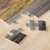 スノーイドロマイト山脈秋サンセットトラベルイタリア ジグソーパズル (側面)