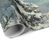 スノーイパインズヴィンテージスイスシャレークリスマス ラッピングペーパー (ロールコーナー)