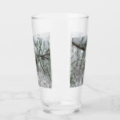スノーイパインブランチ冬自然撮影 タンブラーグラス (左)