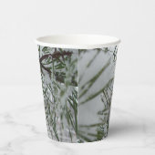 スノーイパインブランチ冬自然撮影 紙コップ (右)