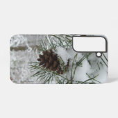 スノーイパインブランチ冬自然撮影 SAMSUNG GALAXYケース (裏面横)