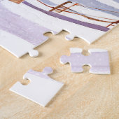 スノーイヒルサイド | 水彩冬 ジグソーパズル (側面)