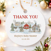 スノーイビレッジウィンターホリデーサンキューユユー フェイバータグ