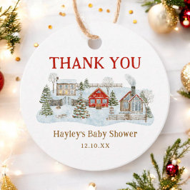 スノーイビレッジウィンターホリデーサンキューユユー フェイバータグ