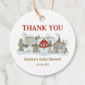 スノーイビレッジウィンターホリデーサンキューユユー フェイバータグ (裏面)