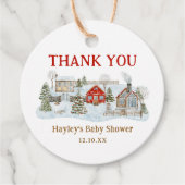 スノーイビレッジウィンターホリデーサンキューユユー フェイバータグ (正面)