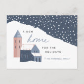 スノーイビレッジホリデームービングアナウンスメントハガキ シーズンポストカード (正面)