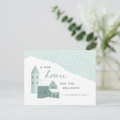 スノーイビレッジホリデームービングアナウンスメントハガキ シーズンポストカード (スタンド正面)