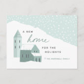 スノーイビレッジホリデームービングアナウンスメントハガキ シーズンポストカード (正面)