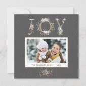 スノーイフローラジョイホリデーフォトスクウェア シーズンカード (正面)