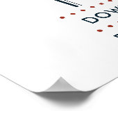 スノーイブルーウィンターフェスティバルツリーズ&ディアーイベント ポスター (角)