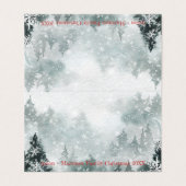 スノーイマウンテンウッドランドゲストシーティング座席表 名刺 (外部フラット)