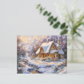 スノーイマウンテンコテージバイストリーム ポストカード (スタンド正面)