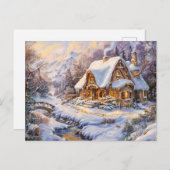 スノーイマウンテンコテージバイストリーム ポストカード (正面/裏面)