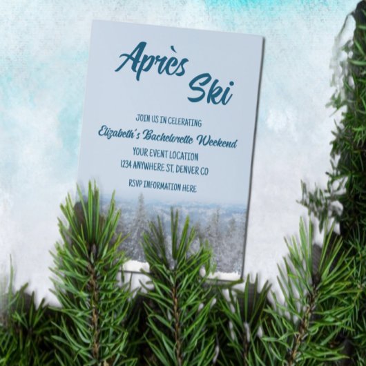 スノーイマウンテンフォレストバチェロレッテ 招待状