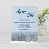 スノーイマウンテンフォレストブライダルシャワー 招待状 (スタンド正面)