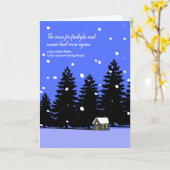 スノーイリトルハウスオンザプレーリーオリジナルアート カード (黄色い花)