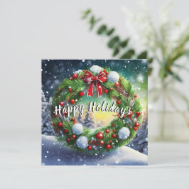 スノーイリースホリデーディナー 招待状