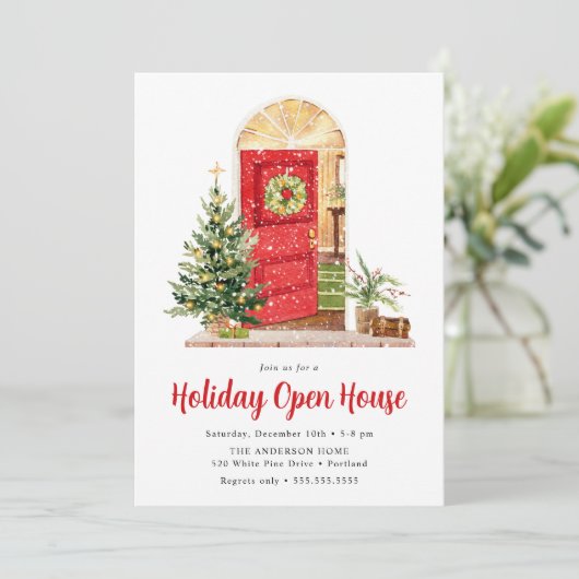 スノーイレッドドアホリデーオープンハウス 招待状 (スタンド正面)