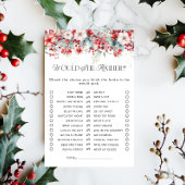 スノーインラブウィンターフローラブライダルシャワーゲーム