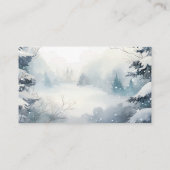 スノーインラブウィンターブライダルシャワー共有Aレシピ エンクロージャーカード (裏面)