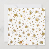 スノーインラブウィンターワンダーランドブライダルシャワー 招待状 (裏面)