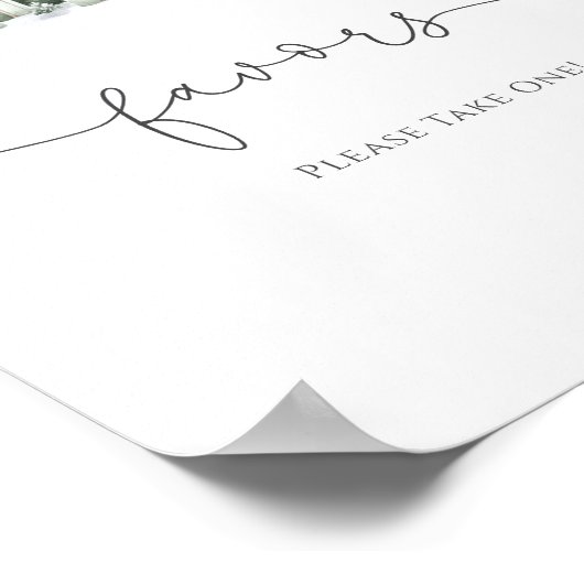 スノーインラブブライダルシャワーの好意 ポスター (角)