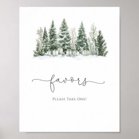 スノーインラブブライダルシャワーの好意 ポスター (正面)