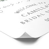 スノーインラブブライダルシャワーへようこそ ポスター (角)