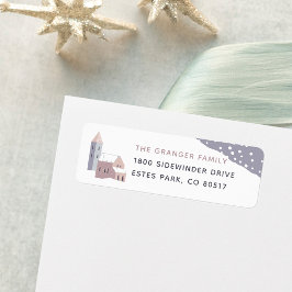 スノーイヴィレッジ差出人住所ラベル ラベル