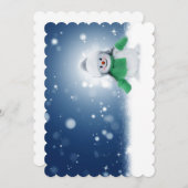 スノーイ雪だるま シーズンカード (正面/裏面)